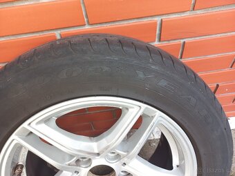 Prodám  kola 5×120 + Letní pneu 205/60 R16 - 9