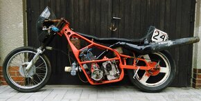 závodní motocykl na sprint dragster jawa čz DKW koště motor - 9