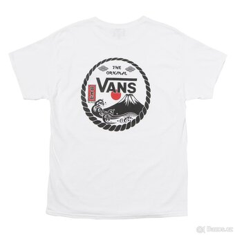 Vans tričko japan exclusive vel. M černá/bílá - 9
