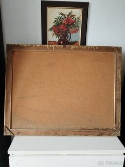 obraz DÍVKA NA BŘEHU, akt, olej, sign. 1958 - 9