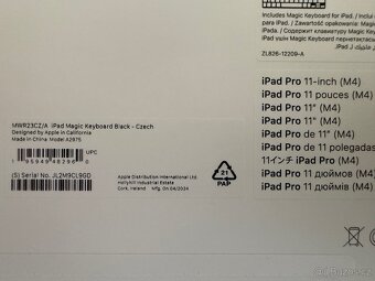 Apple Magic Keyboard Apple iPad 11 a 13 2024 M4. CZ klaves. - 9