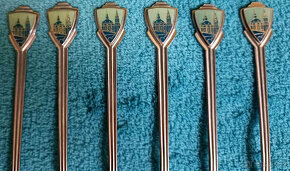 Staré sběratelské lžičky smaltované - 9