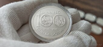 Kanada stříbrné dolary. - 9
