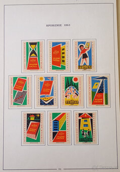 Zápalkové nálepky Slovensko 1961 - 63 - 9