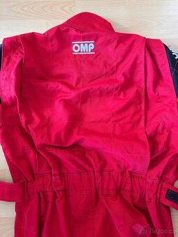OMP červeno černá kombinéza pro mechaniky - 9