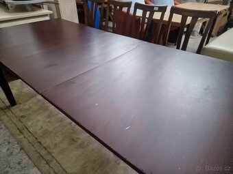 Stůl Jídelní Dřevo 85x160 výška 76/200 cm - 9