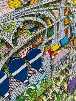 James Rizzi Originál 3D - VESNICE PRO SVĚT - 1996 - AP XXV11 - 9