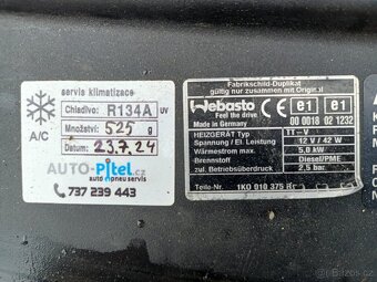 VW Touran 2007 1.9 TDi,7míst,Websto,automatické parkování - 9