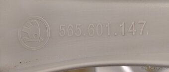 Originální poklice Škoda 4ks velikost 17" - 9