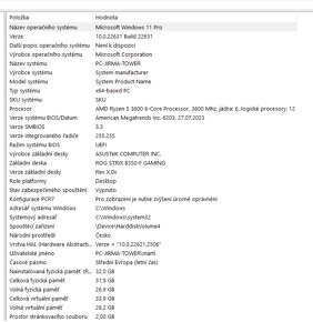 Herní počítač s Ryzen 5 3600, Nvidia RTX 3060 Ti, 32 GB RAM - 9