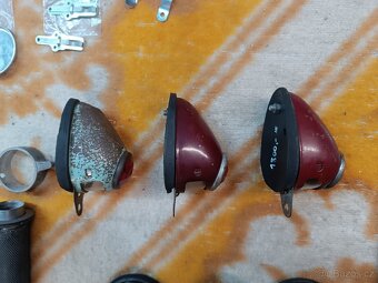 Klakson Jawa,škoda Tudor,gaz,sytič,pastorek náhonu,svetlo - 9