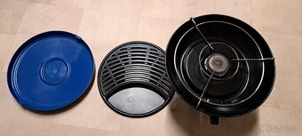 Campingaz vařič + Grill v top stavu + plyn kartuše - 9