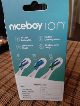 Sonický zubní kartáček Niceboy ION Sonic Lite IPX7 bílá - 9