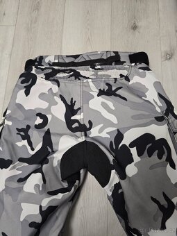 Pánská kombinéza na motorku RSA Camuflage šedá - 2 dílná - 9