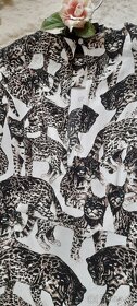 H&M elegantní šaty s divokými kočkami - 9