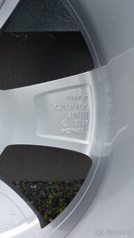 Alu kola originál Škoda Superb III 5x112 R17 Triton - 9