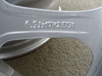 Disky originál Mercedes 17", rozteč 5x112,ET 38, šíře 6,5J - 9