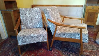 Retro rozkládací gauče a křesla - 70. léta - 9