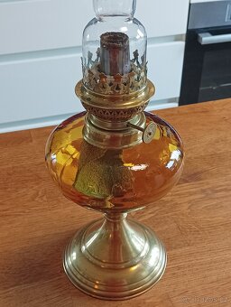 STAROŽITNÁ ART DECO PETROLEJKA A&P GAUDARD, 20.–30. LÉTA - 9