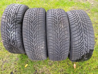 ALU kola 5x100, Zimní pneu 215/55/17, 7mm - 9