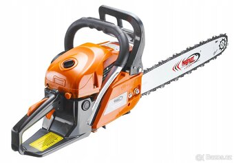 Motorová pila Magnum 58 ccm NOVÁ + 2 x lišta, řětěz, startov - 9