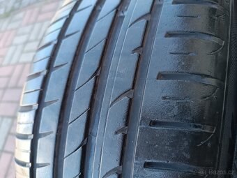 MERCEDES -7,5JX16 ET41, ORIGINÁLNÍ ALU KOLA S PNEU 215/55/16 - 9