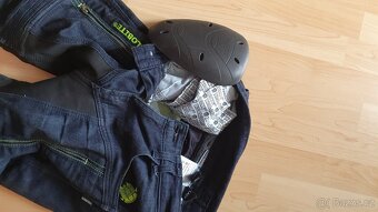 Jeans kalhoty džíny na motorku dámské - 9