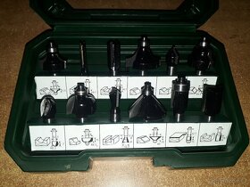 Sada frézovacích bitů pro horní frézy. - 9