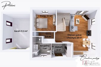 Prodej rodinného domu s plochou 171 m2 a zahradou 820 m2 v o - 9