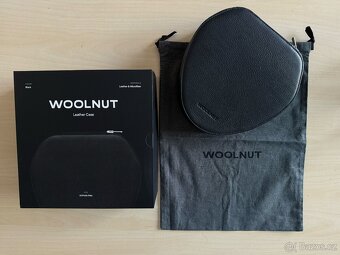 Kožené pouzdro pro AirPods Max černé Woolnut - 9
