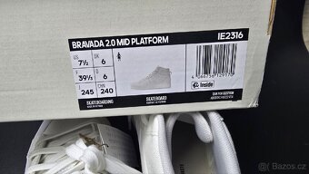 Adidas bradava 2.0mid platform 39eu - 9