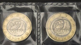 11 kusů / 1 Euro Řecko 2002 - 2011 sada - 9