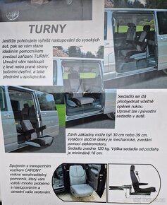 Výsuvné otočné a zvedací sedadlo Turny - 9