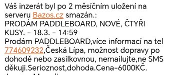 Prodám PADDLEBOARD - 9