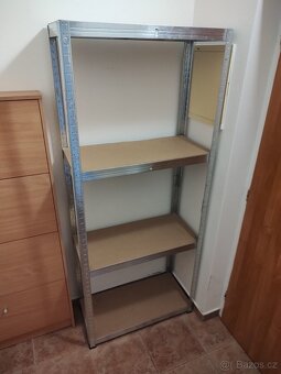 NOVÉ KOVOVÉ REGÁLY POZINK -ROZM:180x75x35 PŮV CENA = 2.900,- - 9