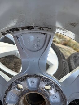 Alu kola Škoda 5x112 R16 včetně pneu Continental 205/55/16 - 9