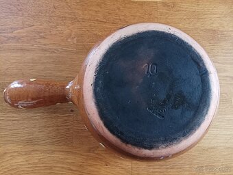 KAMENINOVÝ ABSTRAKTNĚ MALOVANÝ HRNEC GRÉS & POTIERS DIGOIN - 9