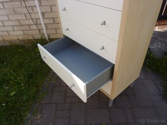 IKEA MAGIKER vitrina/úložná sestava se zásuvkami - 9