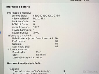 Macbook Pro M1 2020 8 GB RAM 5 512 HD 13,6" - 9