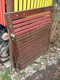 Vrátka branka dřevo železo - 9