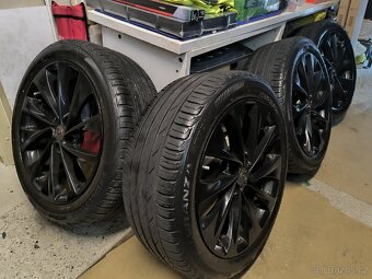 ALU kola Opel Astra K 5x105 r17 Originál, pneu 6mm+TPMS - 9
