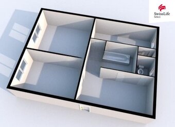 Pronájem bytu 2+1 55 m2 Hamerníkova, Jihlava - 9