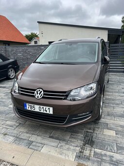 Sharan 2.0 TDI, DSG, Highline, kůže,7míst, tažné - 9