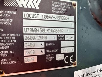 nakladač LOCUST 1004 speed+ - extra výbava - 9