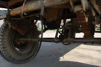 Přívěs sklopný polský 5t nové pneu a bočnice - 9