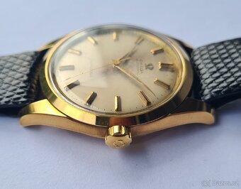 Zlaté náramkové hodinky Omega Seamaster Automatic 18K - 9