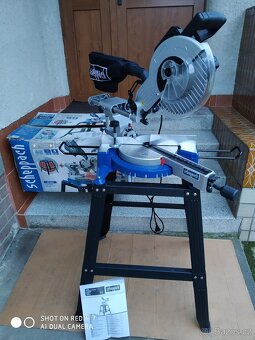 Prodám VELKOU NEPOUŽITOU pokosovou pilu s posuvem Scheppach - 9