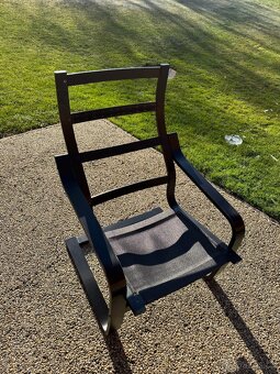 Kožené křeslo, houpací - 9