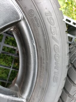 Alu kola R15 5x100 + pneu 195/60 R15 - 9