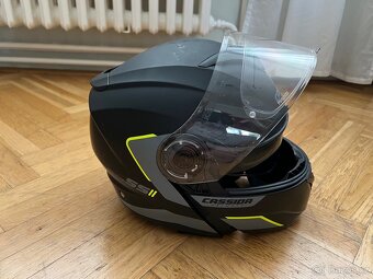 Motocyklová Moto Helma výklopná Cassida velikost 59-60 cm L - 9